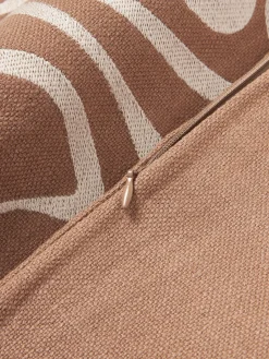 Best Funda de cojín para exterior con estampado de ondas bordadas Shanti Mantas|Cojines De Exterior