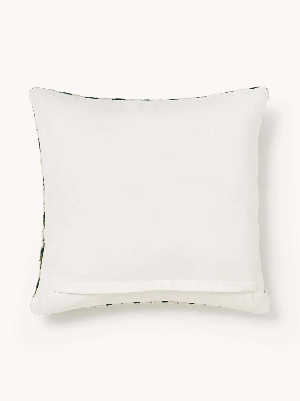 Cojines De Exterior|Cojines Decorativos>Westwing Collection Funda de cojín para exterior con tejido estampado Yamir Tonos verdes, blanco Off White