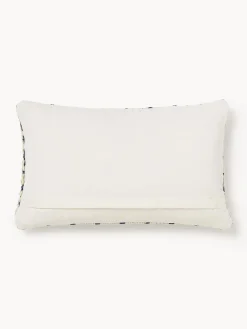 Cojines De Exterior|Cojines Decorativos>Westwing Collection Funda de cojín para exterior con tejido estampado Yamir Tonos azules, blanco Off White