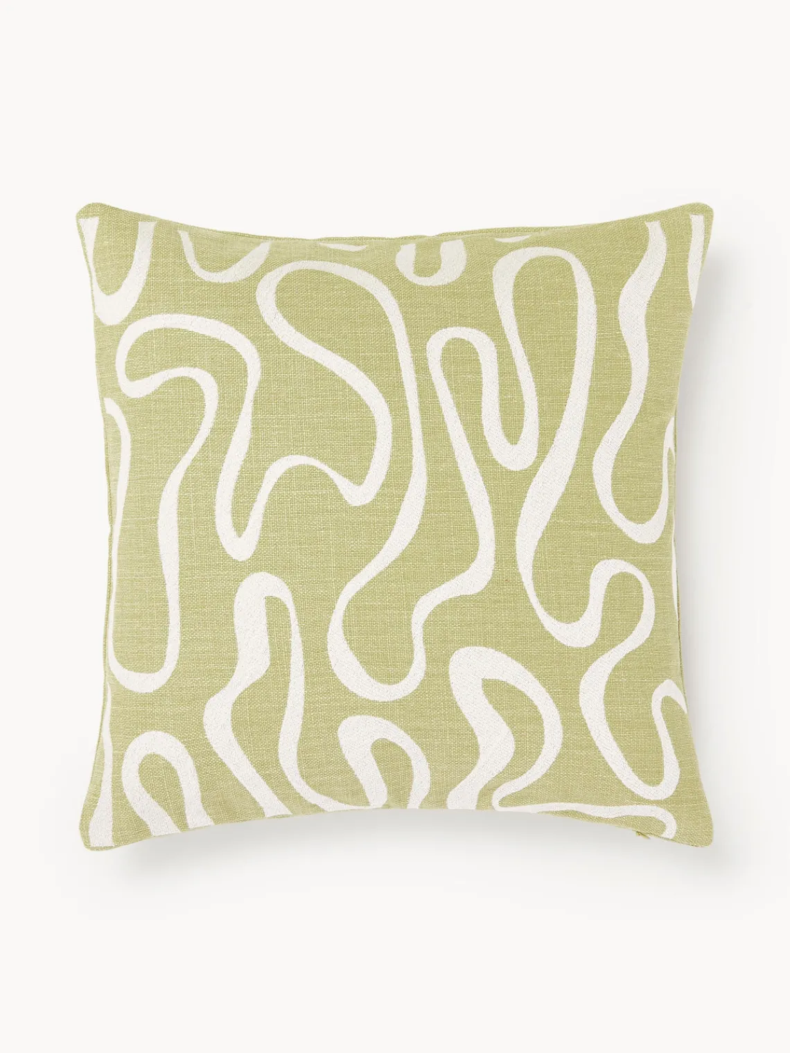 Best Funda de cojín para exterior con estampado de ondas bordadas Shanti Mantas|Cojines De Exterior