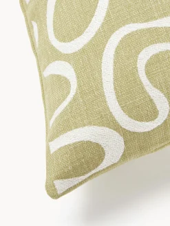 Best Funda de cojín para exterior con estampado de ondas bordadas Shanti Mantas|Cojines De Exterior