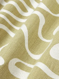 Best Funda de cojín para exterior con estampado de ondas bordadas Shanti Mantas|Cojines De Exterior