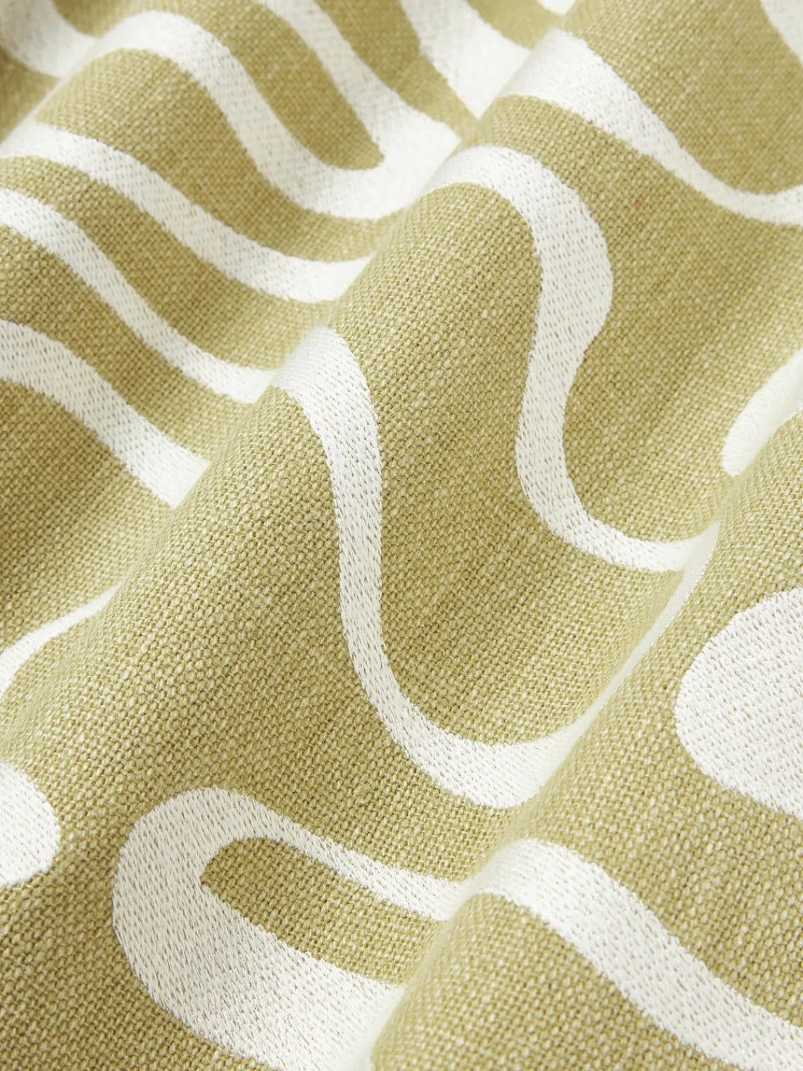 Best Funda de cojín para exterior con estampado de ondas bordadas Shanti Mantas|Cojines De Exterior