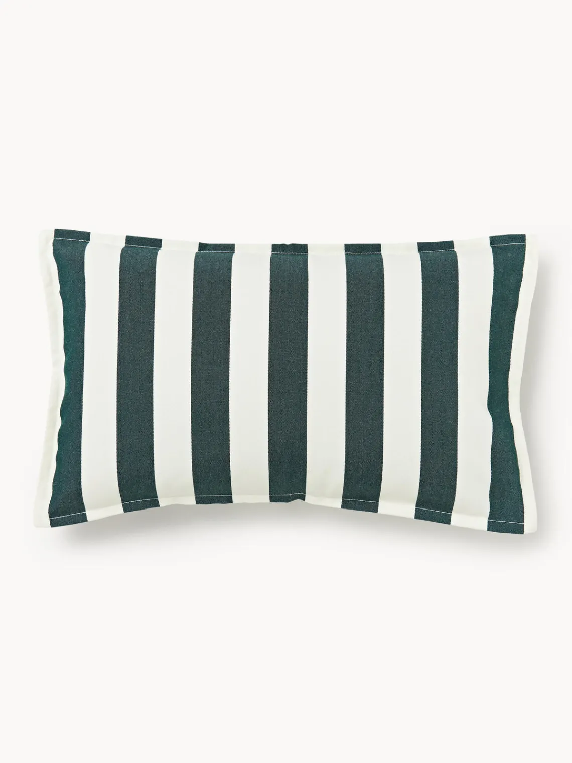 Mantas|Cojines De Exterior>Westwing Collection Funda de cojín para exterior Cosby Blanco, azul petróleo