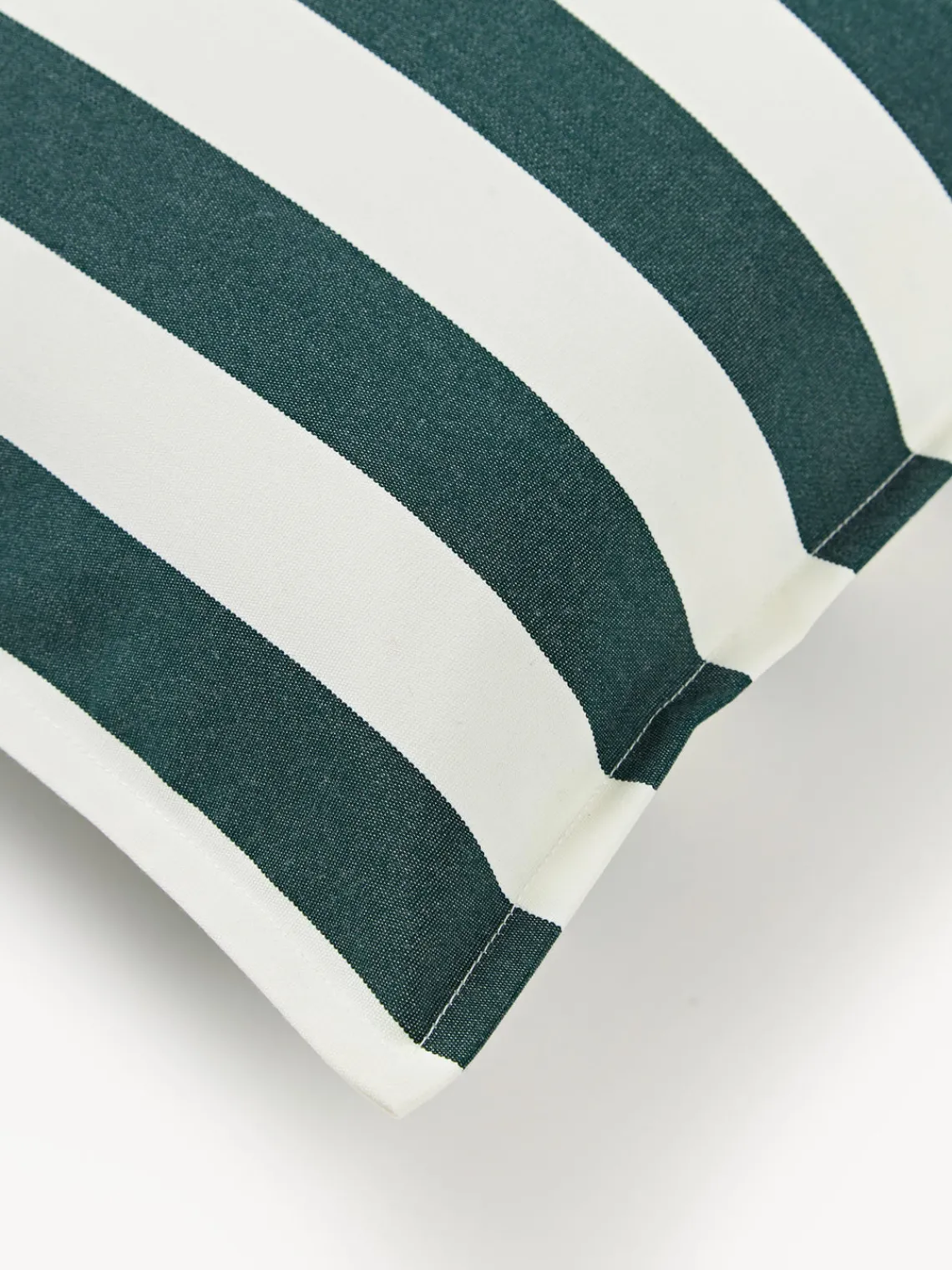 Mantas|Cojines De Exterior>Westwing Collection Funda de cojín para exterior Cosby Blanco, azul petróleo