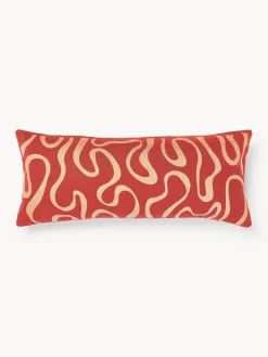 New Funda de cojín para exterior con estampado de ondas bordadas Shanti Cojines De Exterior|Cojines Decorativos