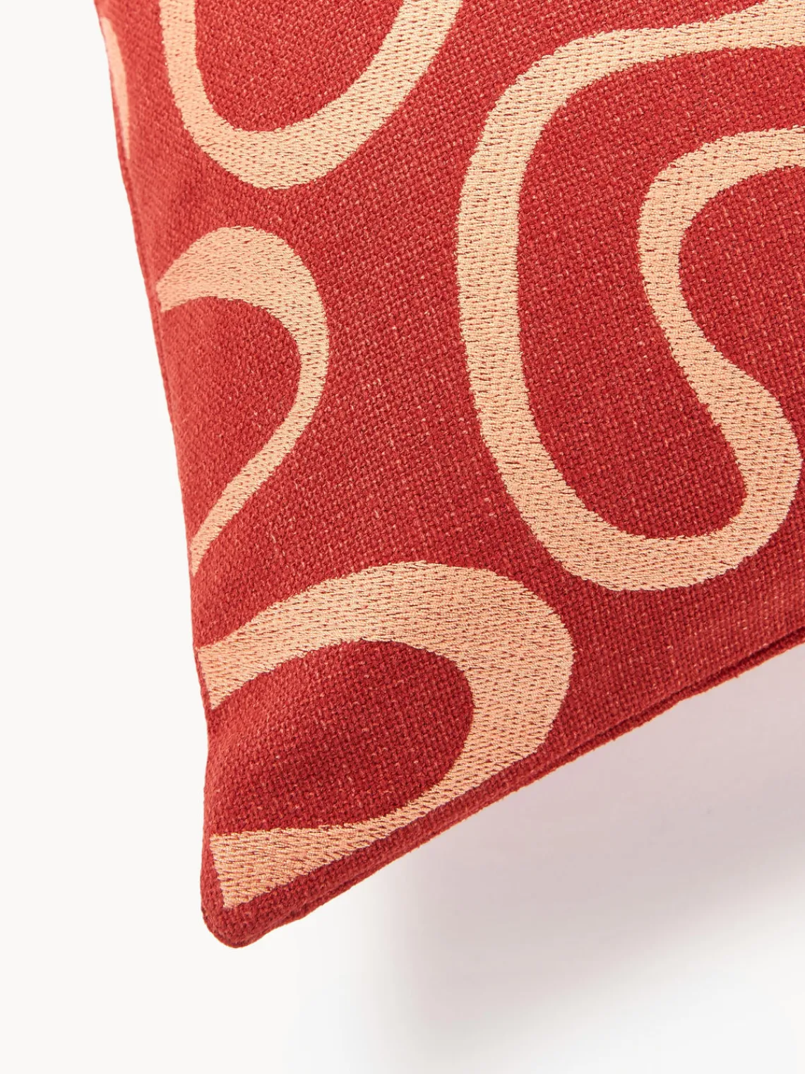 New Funda de cojín para exterior con estampado de ondas bordadas Shanti Cojines De Exterior|Cojines Decorativos