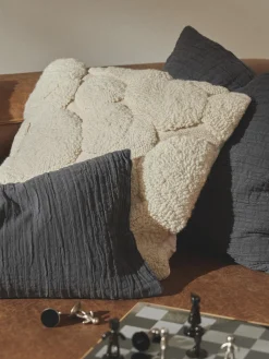 Clearance Funda de cojín texturizada Bubble Mantas|Cojines Decorativos