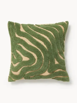 Clearance Funda de cojín texturizada Mareva Cojines Decorativos|Mantas