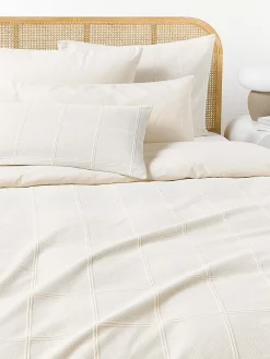 Best Funda nórdica a cuadros texturizados Vivienne Fundas Nórdicas|Mantas