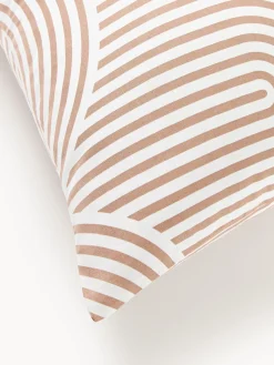 Mantas|Fundas Nórdicas></noscript>Westwing Collection Funda nórdica de algodón Arcs Turrón, blanco