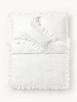 Best Funda nórdica de algodón con volantes Louane Mantas|Fundas Nórdicas