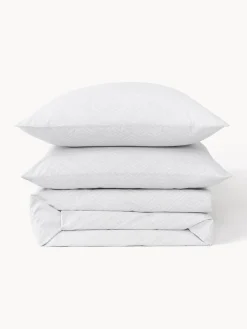 Fundas Nórdicas|Mantas></noscript>Westwing Collection Funda nórdica de algodón estampado Milano Gris claro