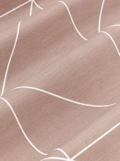 Fundas Nórdicas|Mantas></noscript>Westwing Collection Funda nórdica de algodón estampada Marla Blanco, rosa palo