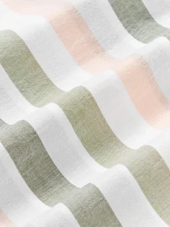 Fundas Nórdicas|Mantas></noscript>Westwing Collection Funda nórdica de algodón Harriet Verde oliva, melocotón