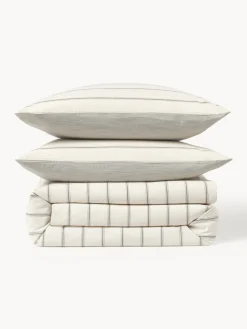 New Funda nórdica de algodón lavado a rayas Caspian Fundas Nórdicas|Mantas