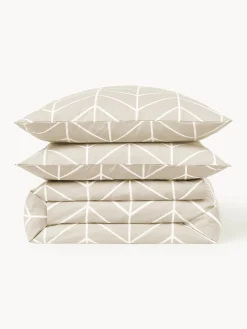 Mantas|Fundas Nórdicas></noscript>Westwing Collection Funda nórdica de algodón Mirja Beige claro