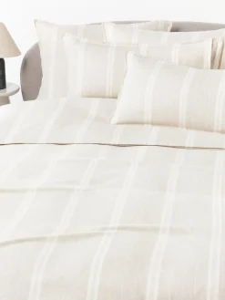 Best Funda nórdica de franela a rayas Belinda Mantas|Fundas Nórdicas