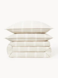 Best Funda nórdica de franela a rayas Belinda Mantas|Fundas Nórdicas