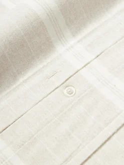 Best Funda nórdica de franela a rayas Belinda Mantas|Fundas Nórdicas