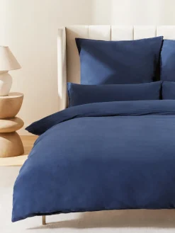 Mantas|Fundas Nórdicas>Westwing Collection Funda nórdica de franela Biba Azul oscuro