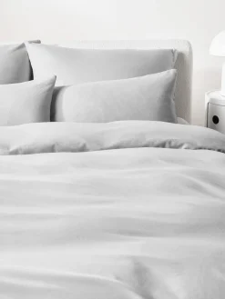Fundas Nórdicas|Mantas>Westwing Collection Funda nórdica de franela Biba Gris claro