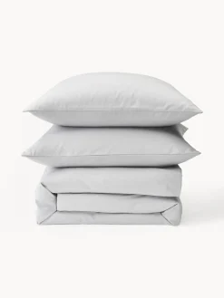 Fundas Nórdicas|Mantas></noscript>Westwing Collection Funda nórdica de franela Biba Gris claro