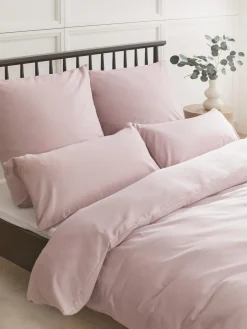 Fundas Nórdicas|Mantas>Westwing Collection Funda nórdica de franela Biba Rosa claro