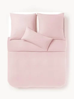 Fundas Nórdicas|Mantas></noscript>Westwing Collection Funda nórdica de franela Biba Rosa claro