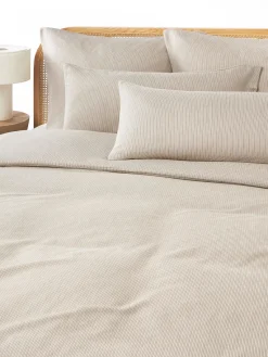 Outlet Funda nórdica de franela con rayas finas Javon Fundas Nórdicas|Fundas De Edredón