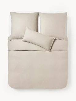 Outlet Funda nórdica de franela con rayas finas Javon Fundas Nórdicas|Fundas De Edredón