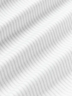 Fundas Nórdicas|Mantas></noscript>Westwing Collection Funda nórdica de franela con rayas finas Javon Gris claro