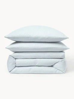 New Funda nórdica de franela con rayas finas Javon Mantas|Fundas Nórdicas