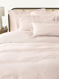 Sale Funda nórdica de lino con ribete Linna Fundas Nórdicas|Mantas