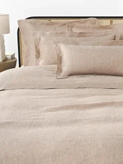 Outlet Funda nórdica de lino con ribete Linna Fundas Nórdicas|Mantas