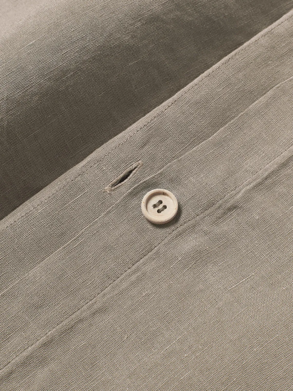 Mantas|Fundas Nórdicas>Westwing Collection Funda nórdica de lino lavado Airy Beige