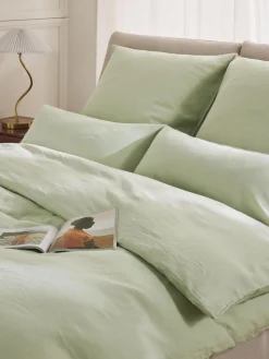 Online Funda nórdica de lino lavado Airy Mantas|Fundas Nórdicas