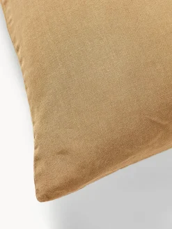 Mantas|Fundas Nórdicas></noscript>Westwing Collection Funda nórdica de lino lavado Airy Marrón claro