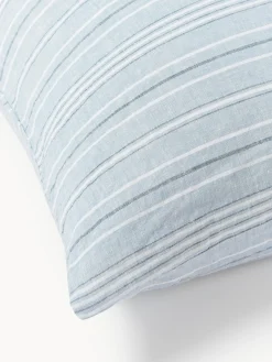 Sale Funda nórdica de lino lavado con rayas Telma Mantas|Fundas Nórdicas