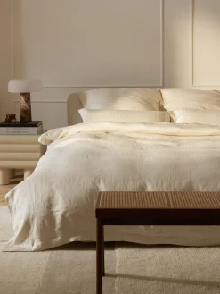 Mantas|Fundas Nórdicas>Westwing Collection Funda nórdica de lino Malia