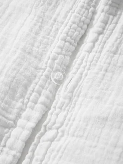 Mantas|Fundas Nórdicas></noscript>Westwing Collection Funda nórdica de muselina Odile Blanco