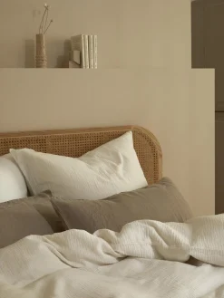 Mantas|Fundas Nórdicas></noscript>Westwing Collection Funda nórdica de muselina Odile Blanco