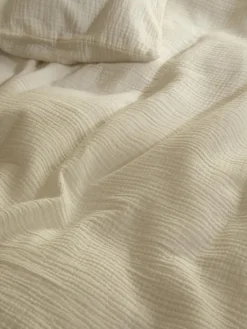 Mantas|Fundas Nórdicas></noscript>Westwing Collection Funda nórdica de muselina Odile Blanco