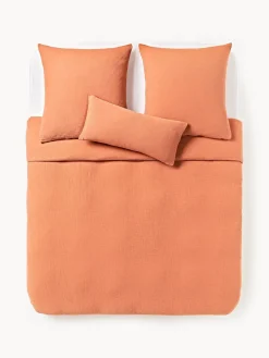 Mantas|Fundas Nórdicas>Westwing Collection Funda nórdica de muselina Odile Terracota