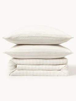 Mantas|Fundas Nórdicas></noscript>Westwing Collection Funda nórdica de muselina Saige Beige claro