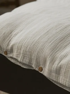 Mantas|Fundas Nórdicas></noscript>Westwing Collection Funda nórdica de muselina Saige Beige claro