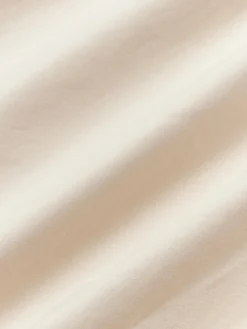 Mantas|Fundas Nórdicas></noscript>Westwing Collection Funda nórdica de percal con decoración de penachos Madeline Beige claro