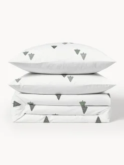 Funda nórdica de percal con árboles de Navidad Darina Fundas Nórdicas|Mantas