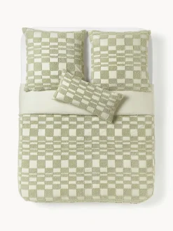 Online Funda nórdica de percal con tejido capitoné Scout Mantas|Fundas Nórdicas