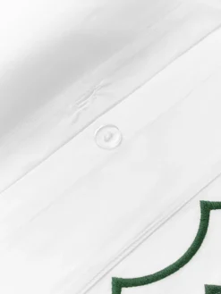 Fundas Nórdicas|Mantas></noscript>Westwing Collection Funda nórdica de percal con dobladillo bordado Atina